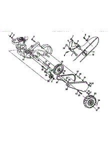 Mainframe, Left Side parts for Western Auto Rear-Tine Tiller 3487A79 from AppliancePartsPros.com