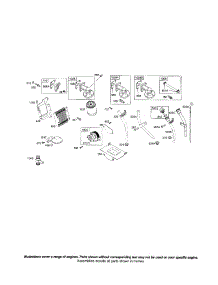 Oil Filter Adapter And Filter parts for Briggs & Stratton Lawn & Garden Engine 350400 (0001-1414) from AppliancePartsPros.com