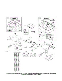Fuel Tank parts for Briggs & Stratton Lawn & Garden Engine 350400 (0001-1414) from AppliancePartsPros.com