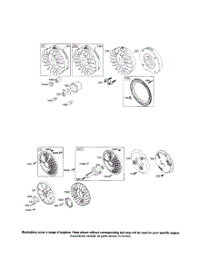 Shaft Stub / Fan Flywheel parts for Briggs & Stratton Lawn & Garden Engine 350400 (0001-1414) from AppliancePartsPros.com
