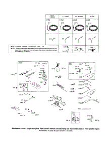Panel Kit And Alternator parts for Briggs & Stratton Lawn & Garden Engine 350400 (0001-1414) from AppliancePartsPros.com