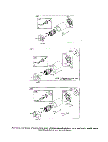 Motor-Starter parts for Briggs & Stratton Lawn & Garden Engine 350400 (0001-1414) from AppliancePartsPros.com