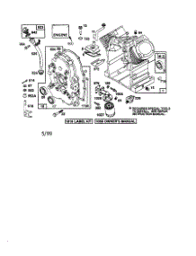 Cylinder Assembly parts for Briggs & Stratton Lawn & Garden Engine 350455-1162-E1 from AppliancePartsPros.com