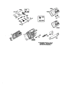 Cylinder Head parts for Briggs & Stratton Lawn & Garden Engine 350455-1162-E1 from AppliancePartsPros.com