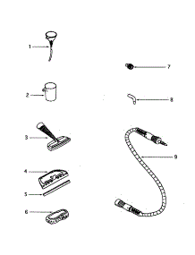 Hose parts for Eureka Handheld Vacuum 350A from AppliancePartsPros.com