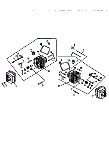 Cylinder Head parts for Briggs & Stratton Lawn & Garden Engine 351777-1114-A1 from AppliancePartsPros.com