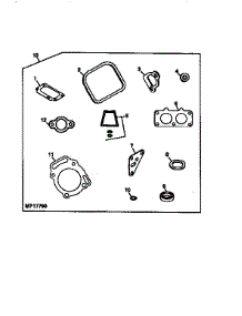 Engine Gasket Kit parts for Briggs & Stratton Lawn & Garden Engine 351777-1114-A1 from AppliancePartsPros.com