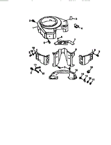 Engine Shrouds parts for Briggs & Stratton Lawn & Garden Engine 351777-1114-A1 from AppliancePartsPros.com