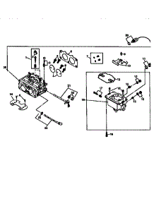 Carburetor parts for Briggs & Stratton Lawn & Garden Engine 351777-1114-A1 from AppliancePartsPros.com