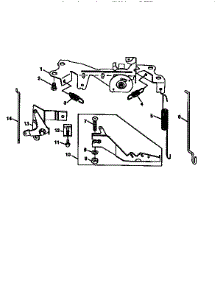 Governor Linkage parts for Briggs & Stratton Lawn & Garden Engine 351777-1114-A1 from AppliancePartsPros.com