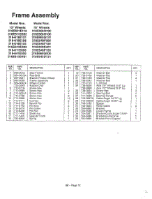 Frame Page 2 parts for Mtd Gas Snowblower 3525302 from AppliancePartsPros.com