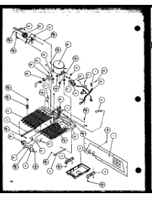 Machine Compartment - Tecumseh Compressor (35531W / P1121905ww) (36531W / P1121901ww) (36531W / P1121902ww) (35538L / P1121906wl) (36538L / P1121903wl) (36538L / P1121904wl) parts for Amana Side-By-Side Refrigerator 35531W-P1121905WW from AppliancePartsPros.com