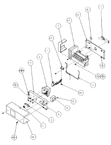 Ice Maker parts for Amana Side-By-Side Refrigerator 35541-P1121709W from AppliancePartsPros.com