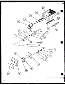 Crushed Ice Bucket parts for Amana Side-By-Side Refrigerator 35548L-P1121710WL from AppliancePartsPros.com
