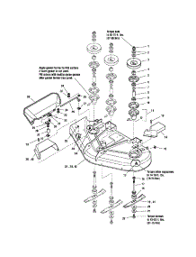 44" / 50" Deck-Housing / Arbors / Blades parts for Snapper Rear-Engine Riding Mower 355ZB2444 (5900681) from AppliancePartsPros.com
