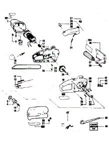 Replacement Parts parts for Craftsman Electric Chainsaw 35834011 from AppliancePartsPros.com