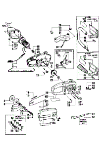 Replacement Parts parts for Craftsman Electric Chainsaw 35834030 from AppliancePartsPros.com