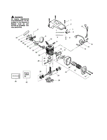Cylinder Shield / Cylinder parts for Craftsman Gas Chainsaw 358348211 from AppliancePartsPros.com