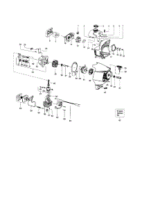 Cylinder / Crankcase / Crankshaft parts for Craftsman Gas Line Trimmer 358348360 from AppliancePartsPros.com