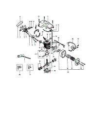 Repair Parts parts for Craftsman Gas Chainsaw 358350080 from AppliancePartsPros.com