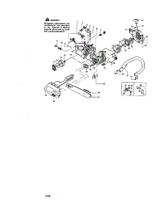 Chassis / Bar / Chain parts for Craftsman Gas Chainsaw 358350461 from AppliancePartsPros.com