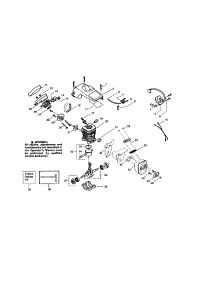 Shield / Cylinder parts for Craftsman Gas Chainsaw 358350580 from AppliancePartsPros.com