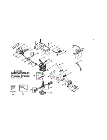 Crankshaft / Crankcase parts for Craftsman Gas Chainsaw 358350800 from AppliancePartsPros.com