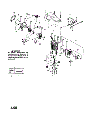 Cylinder / Crankshaft / Crankcase parts for Craftsman Gas Chainsaw 358350820 from AppliancePartsPros.com