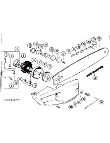 Guide Bar parts for Craftsman Gas Chainsaw 358350820-1975 from AppliancePartsPros.com