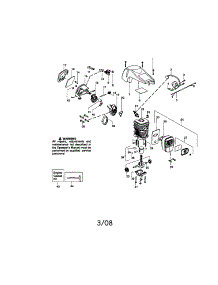 Ignition / Carburetor / Muffler parts for Craftsman Gas Chainsaw 358350821 from AppliancePartsPros.com