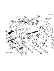 Main Frame parts for Craftsman Gas Chainsaw 358350821-1980 from AppliancePartsPros.com