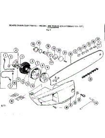 Guide Bar- 358.350991 parts for Craftsman Gas Chainsaw 358350822 from AppliancePartsPros.com
