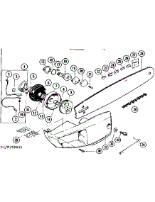 Guide Bar parts for Craftsman Gas Chainsaw 358350834 from AppliancePartsPros.com