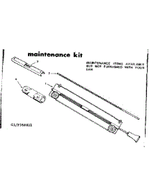 Maintenance Kit parts for Craftsman Gas Chainsaw 358350834 from AppliancePartsPros.com