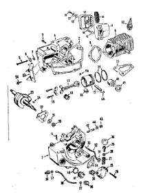 Crankshaft 10151 parts for Craftsman Gas Chainsaw 358350850 from AppliancePartsPros.com