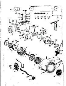 Flywheel Assembly With Roller Nose parts for Craftsman Gas Chainsaw 358350852 from AppliancePartsPros.com