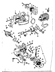Crankcase With Complete Pump Assembly parts for Craftsman Gas Chainsaw 358350852 from AppliancePartsPros.com