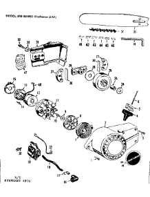 Flywheel Assembly parts for Craftsman Gas Chainsaw 358350853 from AppliancePartsPros.com