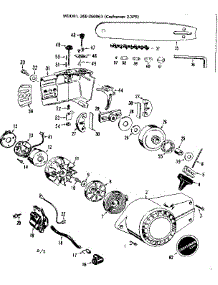 Flywheel Assembly-358.350863 parts for Craftsman Gas Chainsaw 358350853 from AppliancePartsPros.com