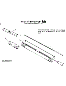 Maintenance Kit parts for Craftsman Gas Chainsaw 358350863 from AppliancePartsPros.com