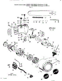 Flywheel Assembly parts for Craftsman Gas Chainsaw 358350870-1976 from AppliancePartsPros.com