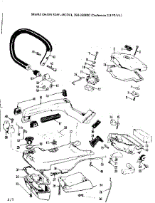 Handle Assembly-358.350880 parts for Craftsman Gas Chainsaw 358350870-1976 from AppliancePartsPros.com