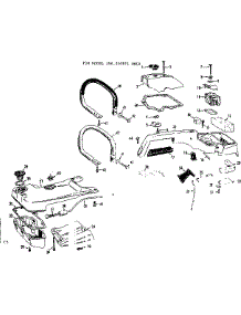 Handle Assembly- 358.350831 parts for Craftsman Gas Chainsaw 358350881 from AppliancePartsPros.com