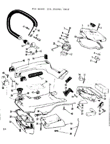 Handle Assembly-358.350881 parts for Craftsman Gas Chainsaw 358350881 from AppliancePartsPros.com