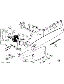 Guide Bar parts for Craftsman Gas Chainsaw 358350930 from AppliancePartsPros.com