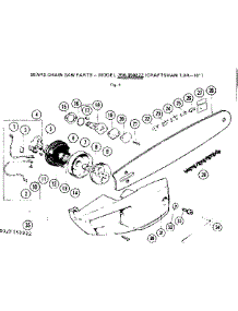 Guide Bar--358.580822 parts for Craftsman Gas Chainsaw 358350931 from AppliancePartsPros.com