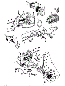 Fig. 2 parts for Craftsman Gas Chainsaw 358350940 from AppliancePartsPros.com