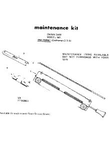 Maintenance Kit parts for Craftsman Gas Chainsaw 358350941 from AppliancePartsPros.com