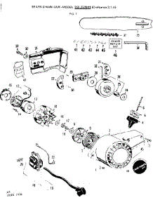 Flywheel Assembly parts for Craftsman Gas Chainsaw 358350961 from AppliancePartsPros.com
