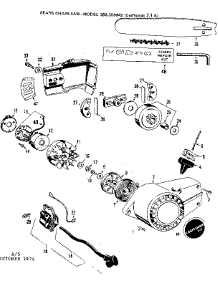 Vl Chain Saws parts for Craftsman Gas Chainsaw 358350962 from AppliancePartsPros.com